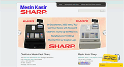 Desktop Screenshot of mesinkasirsharp.com